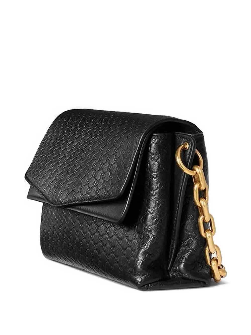 Gucci Medium Embossed Chain Shoulder Bag — Same as shown — Size One Size — Back View