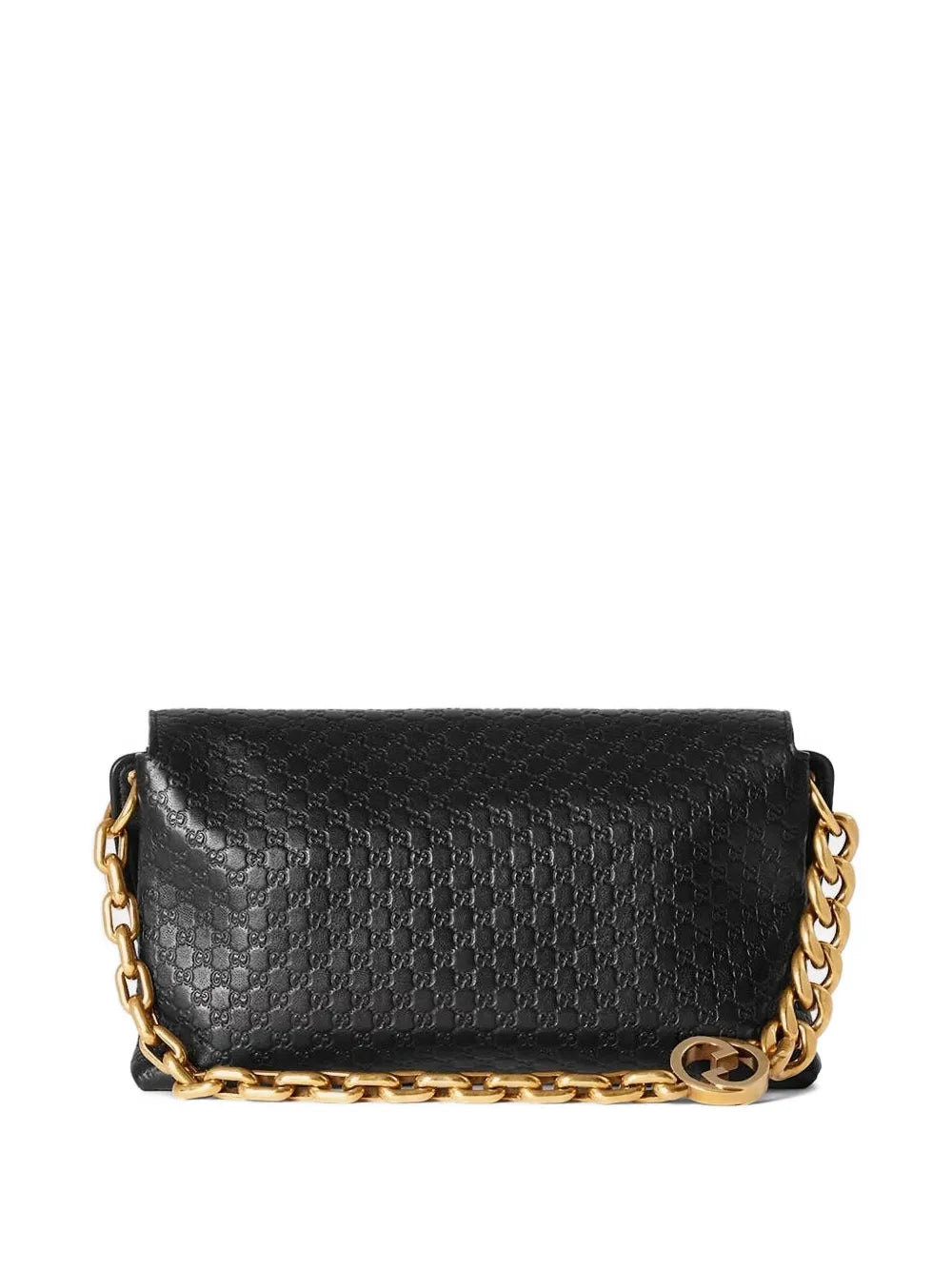 Gucci Medium Embossed Chain Shoulder Bag — Same as shown — Size One Size — Side View