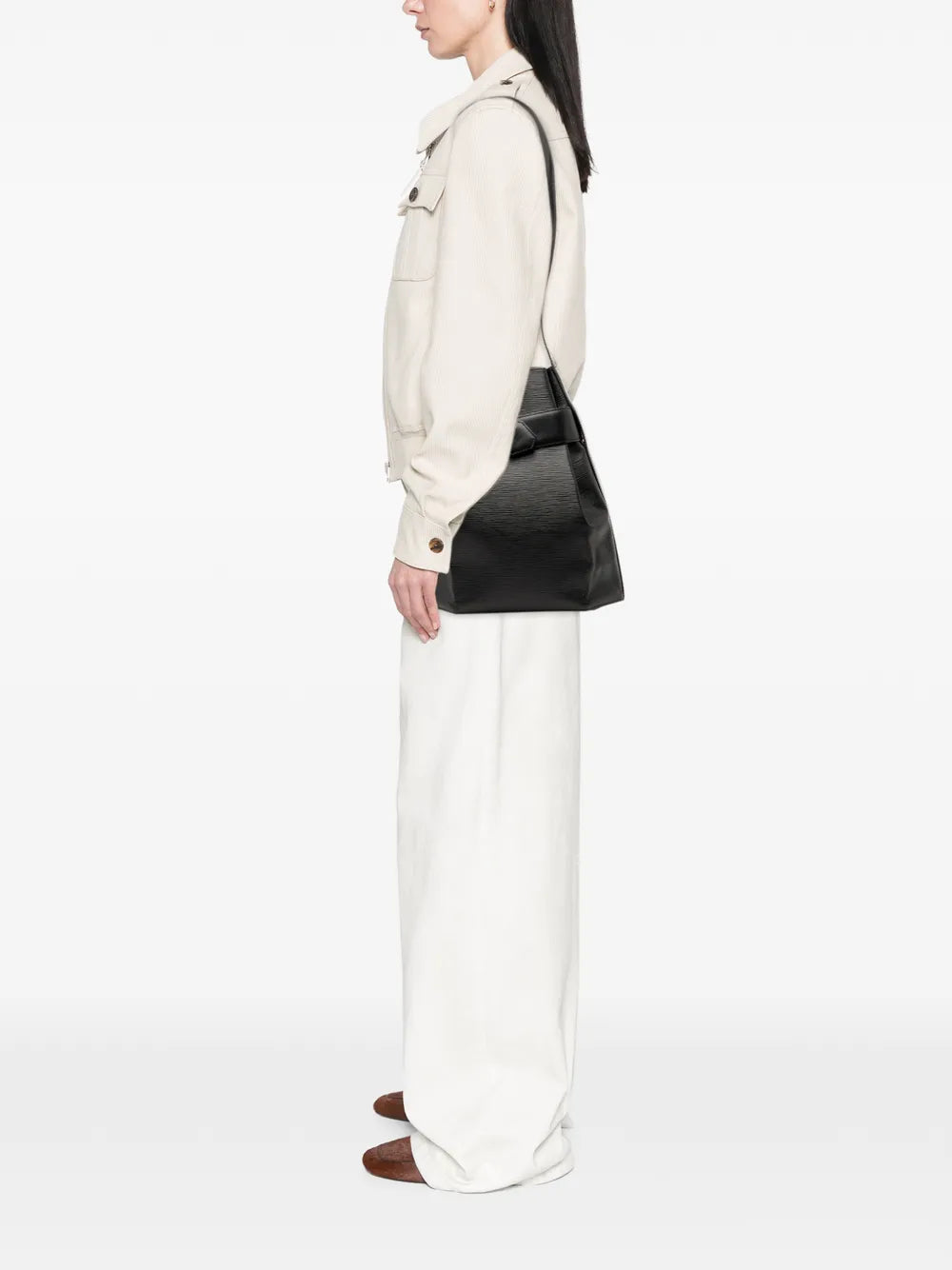 Louis Vuitton Pre Owned 1994 Epi Sac D Epaule Gm Bucket Bag — Same as shown — Size One Size — Side View