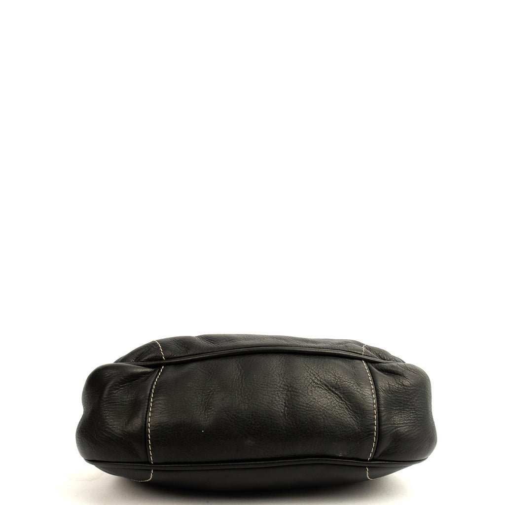 Christian Dior Shoulder Bag in Black, Leather — Lifestyle View
