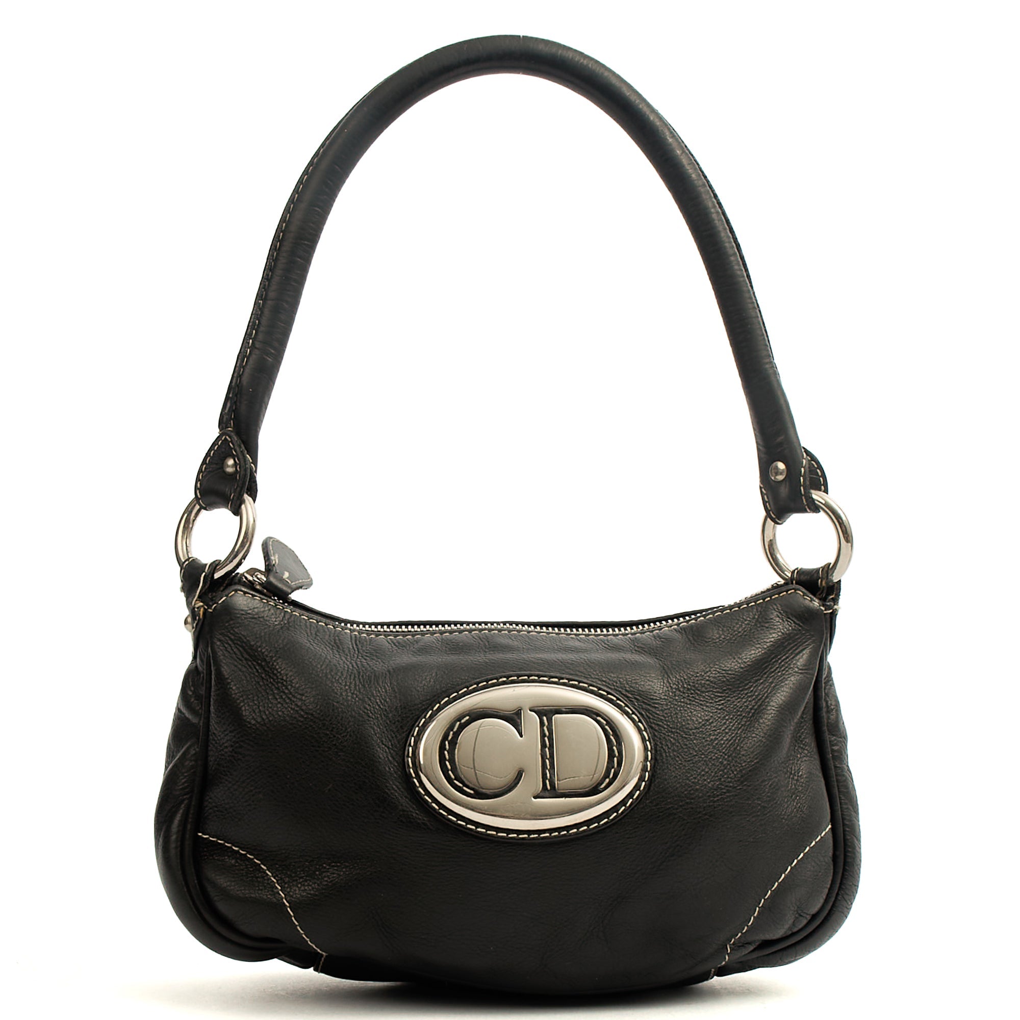 Christian Dior Shoulder Bag in Black, Leather — Alternate View 16