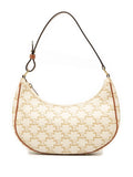 Celine Pre Owned 2021 Triomphe Coated Canvas Ava Shoulder Bag — Same as shown — Size One Size — Front View