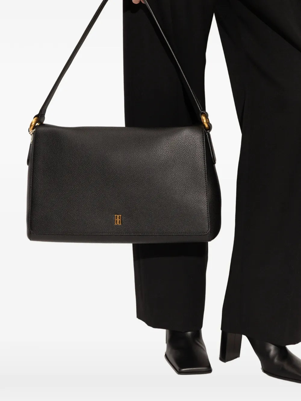 By Malene Birger Lelou Leather Shoulder Bag — Same as shown — Size One Size — Side View
