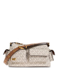 Michael Michael Kors Dakota Monogram Pattern Shoulder Bag — Same as shown — Size One Size — Front View