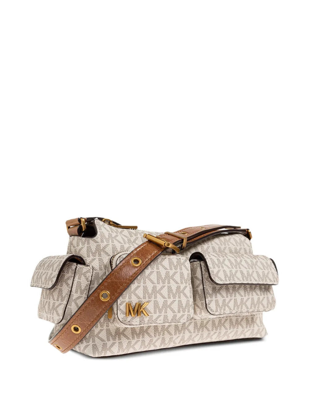 Michael Michael Kors Dakota Monogram Pattern Shoulder Bag — Same as shown — Size One Size — Back View