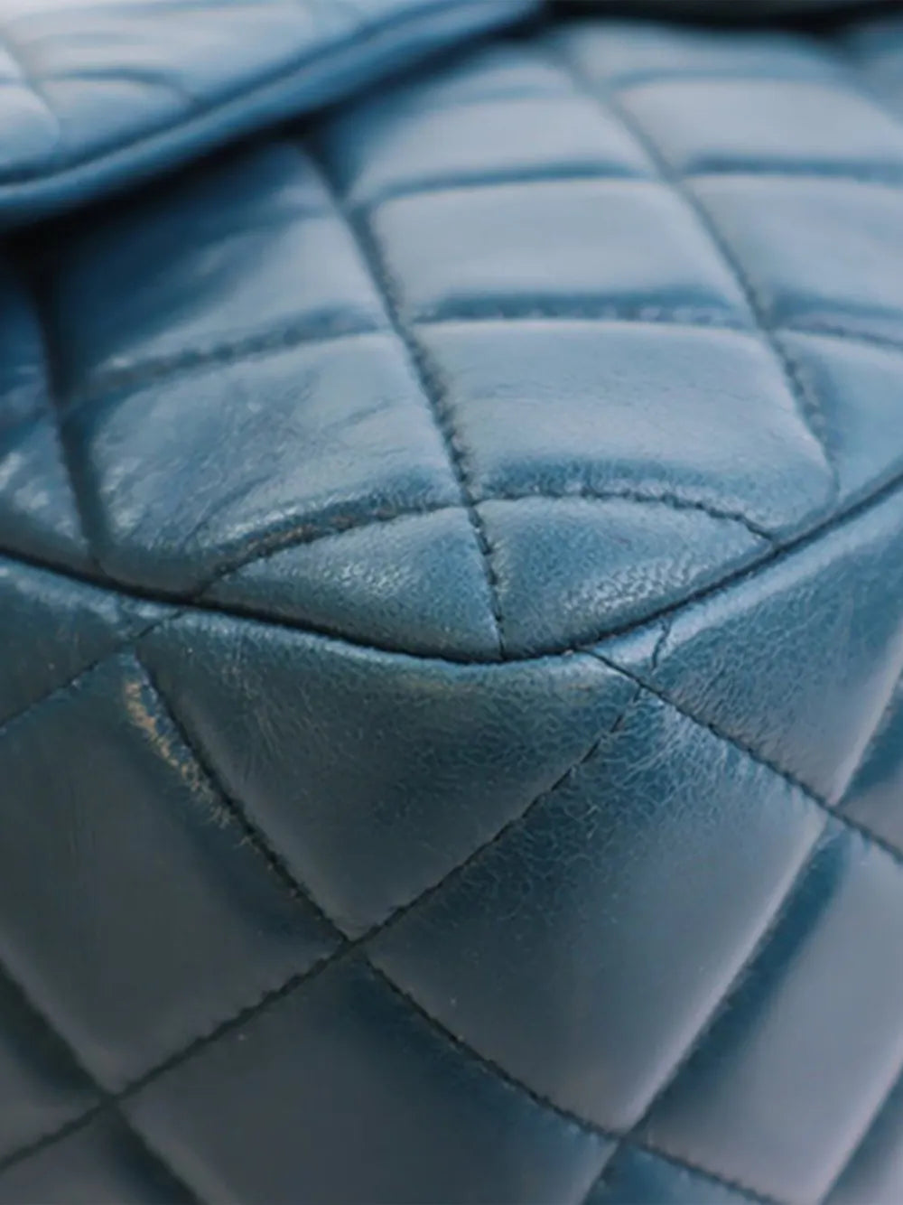 Chanel Pre Owned 2008 2009 Jumbo Classic Lambskin Single Flap Shoulder Bag — Same as shown — Size One Size — Side View