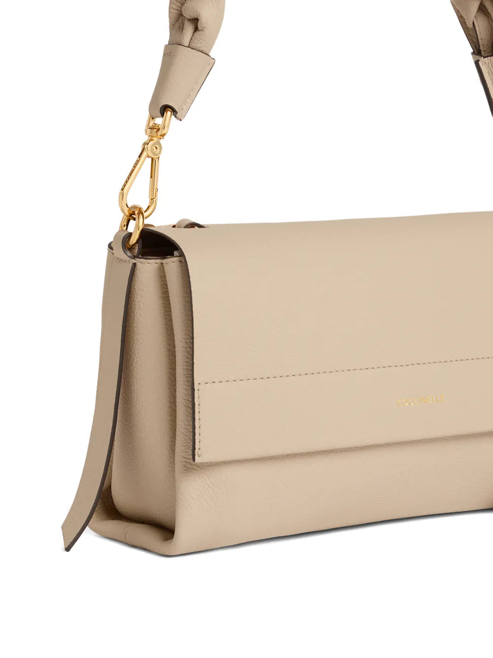 Coccinelle Small Boheme Braided Handle Shoulder Bag — Same as shown — Size One Size — Top View