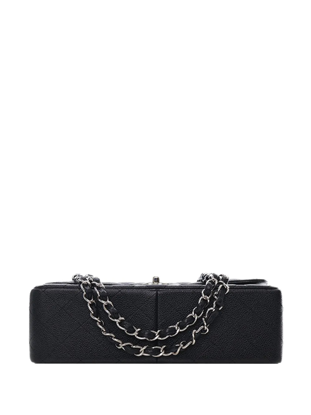 Chanel Pre Owned 2016 2017 Jumbo Classic Caviar Double Flap Shoulder Bag — Same as shown — Size One Size — Lifestyle View