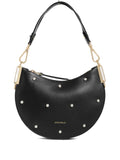 Coccinelle Small Sunup Pearl Detail Shoulder Bag — Same as shown — Size One Size — Front View