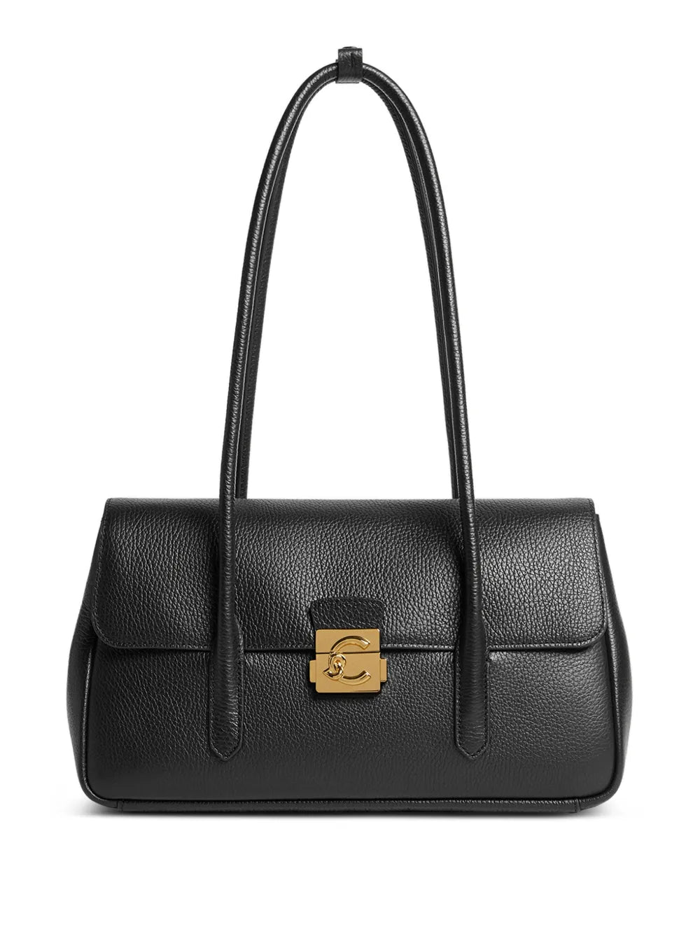 Coccinelle Logo Buckle Shoulder Bag — Same as shown — Size One Size — Front View
