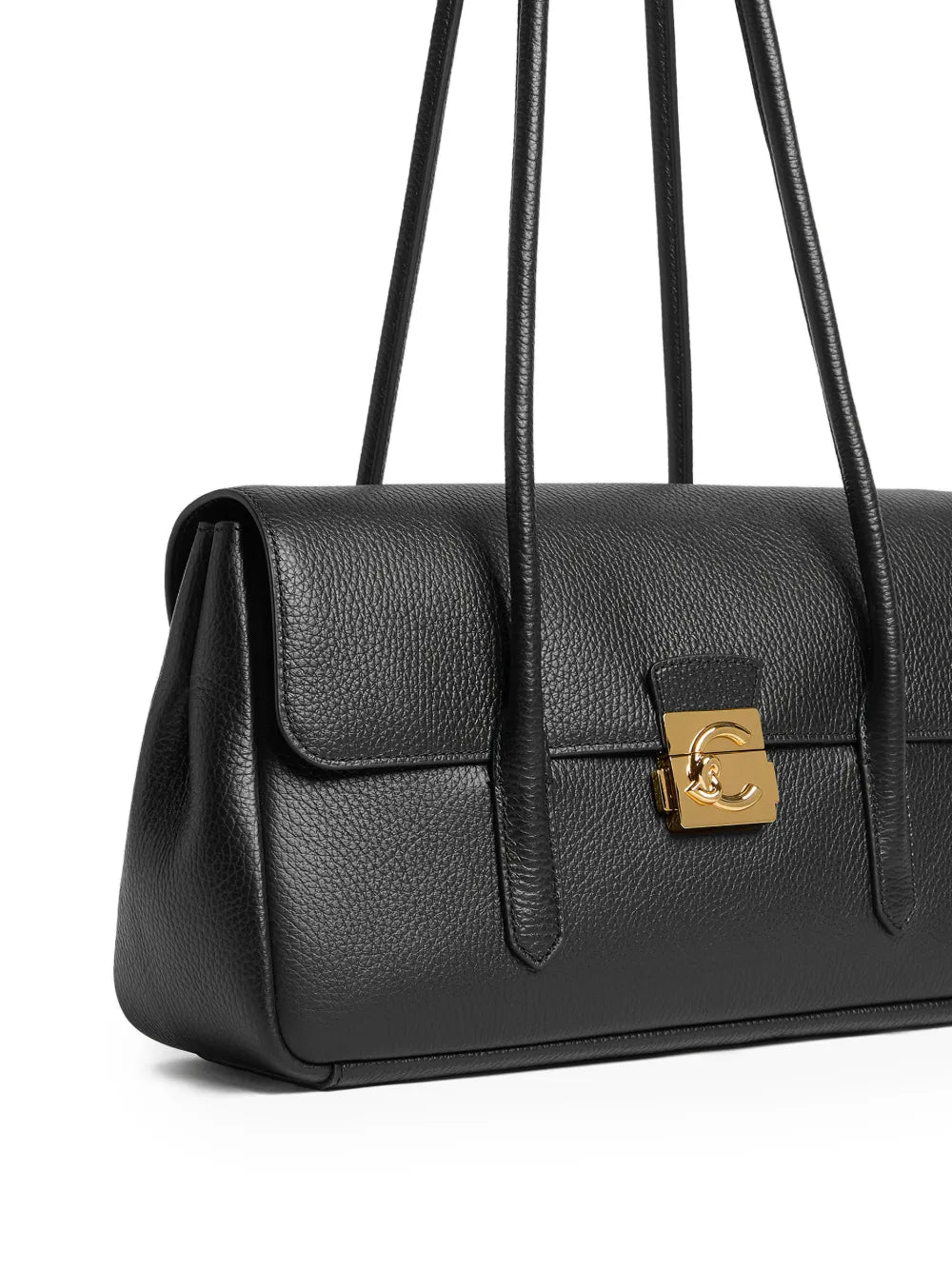 Coccinelle Logo Buckle Shoulder Bag — Same as shown — Size One Size — Back View