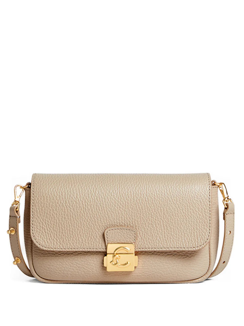 Coccinelle Mini Logo Plaque Shoulder Bag — Same as shown — Size One Size — Front View
