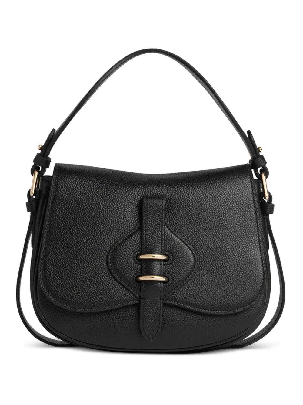Coccinelle Small Mavery Buckle Detail Shoulder Bag — Same as shown — Size One Size — Front View