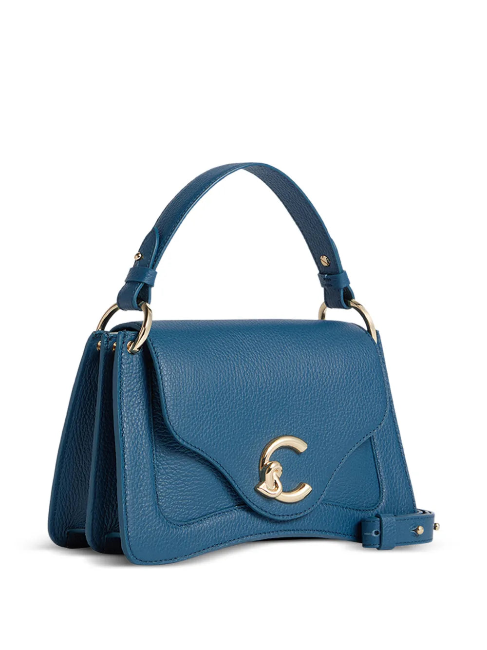 Coccinelle Small C Me Logo Buckle Shoulder Bag — Same as shown — Size One Size — Side View