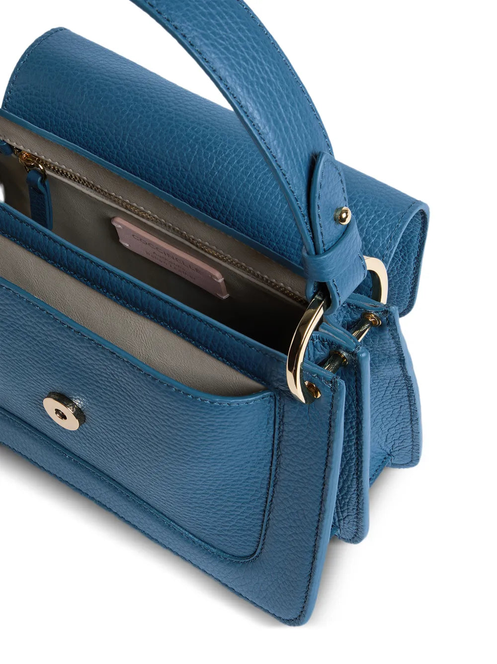 Coccinelle Small C Me Logo Buckle Shoulder Bag — Same as shown — Size One Size — Back View
