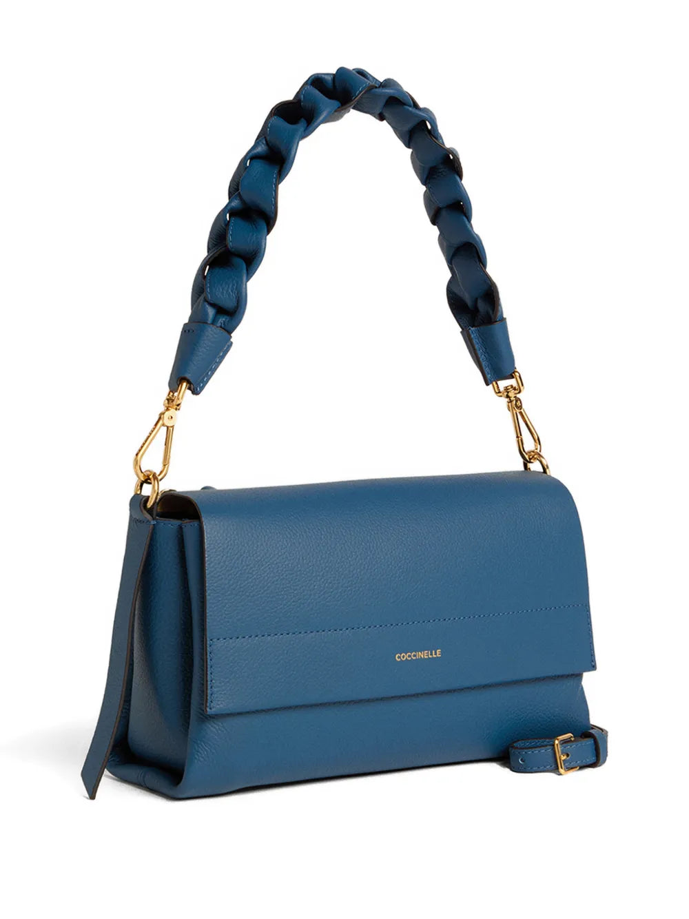 Coccinelle Small Boheme Braided Handle Shoulder Bag — Same as shown — Size One Size — Side View