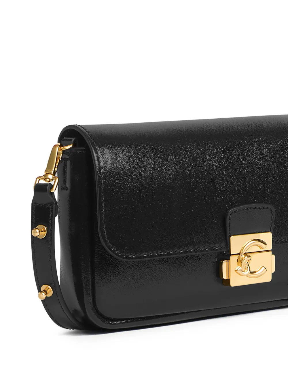 Coccinelle Mini Logo Embellished Shoulder Bag — Same as shown — Size One Size — Back View