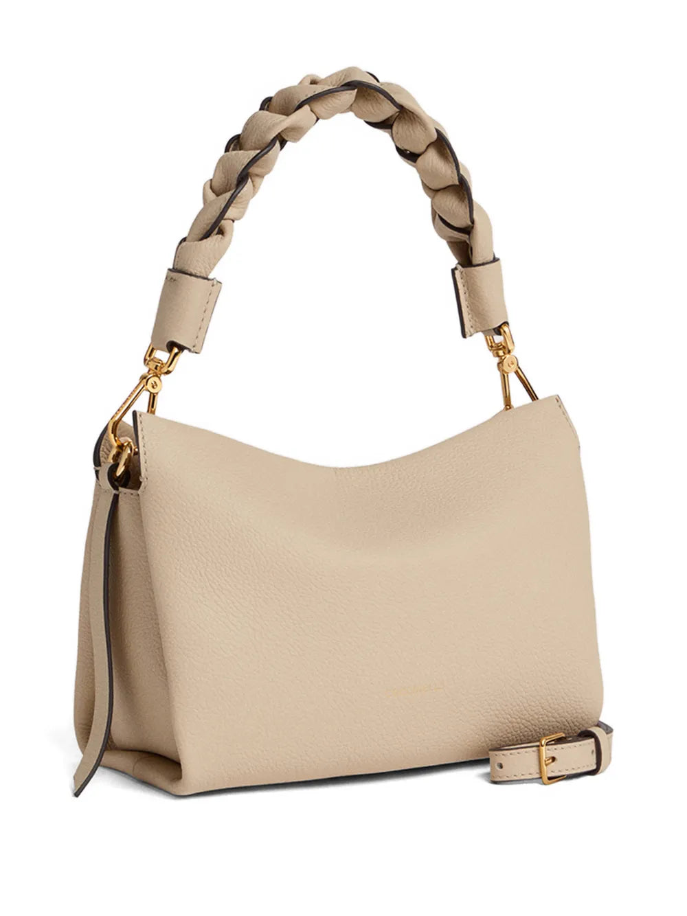 Coccinelle Small Boheme Braided Handle Shoulder Bag — Same as shown — Size One Size — Side View
