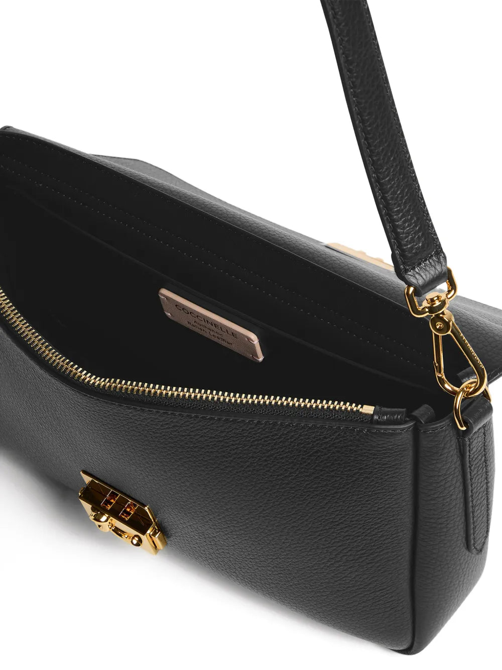 Coccinelle Large C Me Lock Turnlock Shoulder Bag — Same as shown — Size One Size — Back View