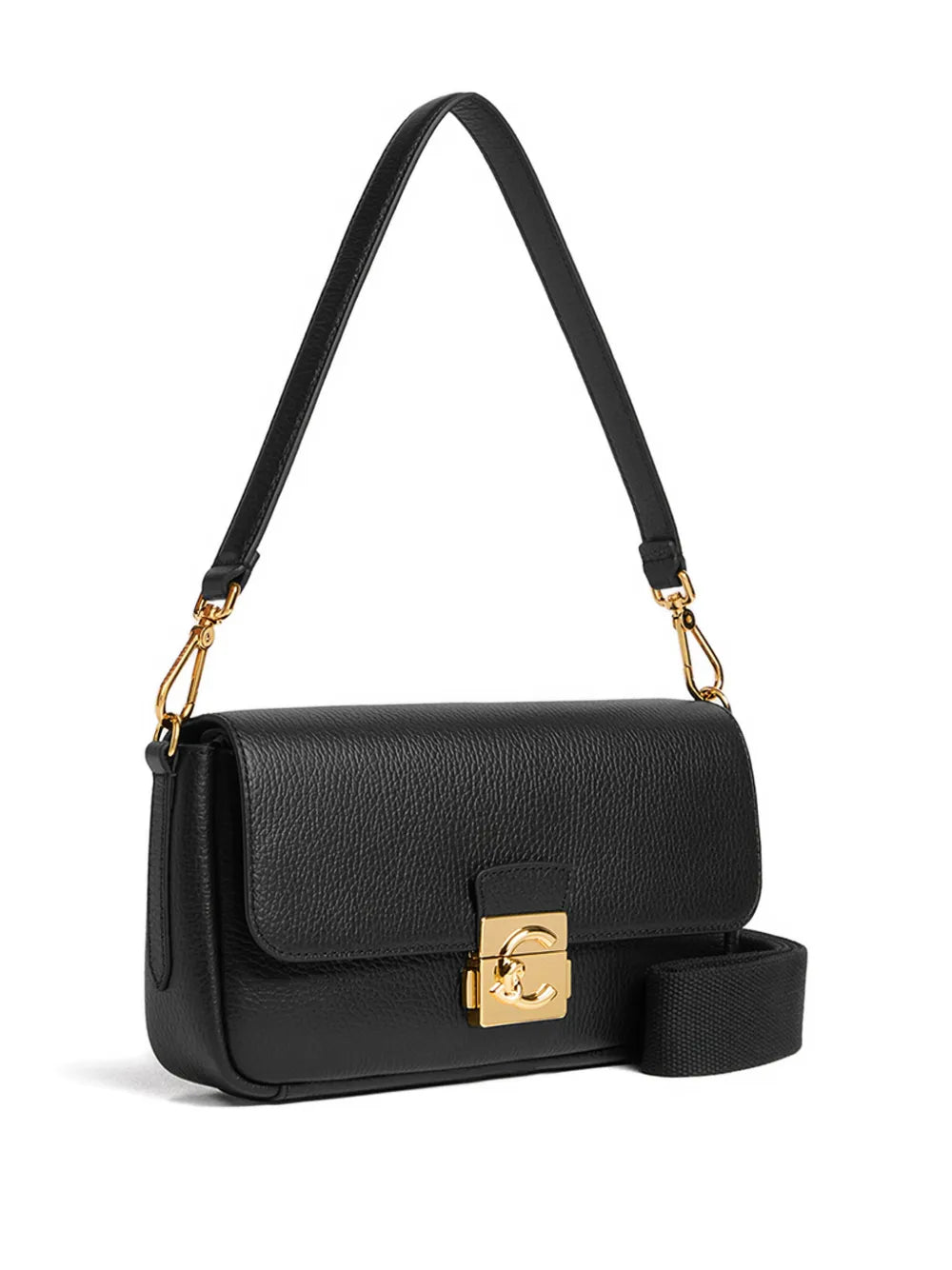 Coccinelle Medium C Me Lock Logo Shoulder Bag — Same as shown — Size One Size — Side View