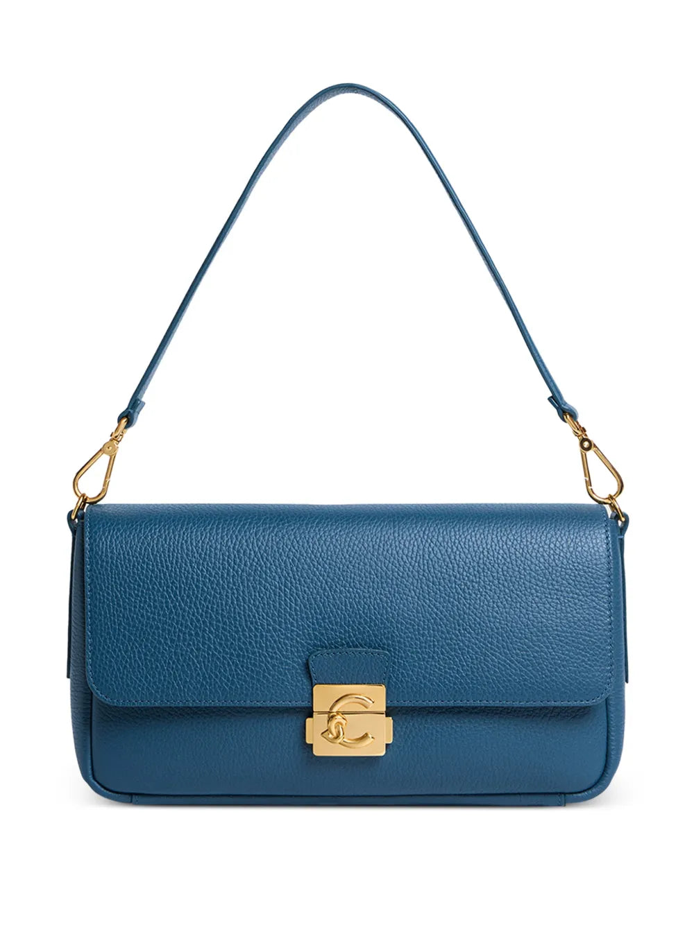 Coccinelle C Me Lock Logo Plaque Shoulder Bag — Same as shown — Size One Size — Front View