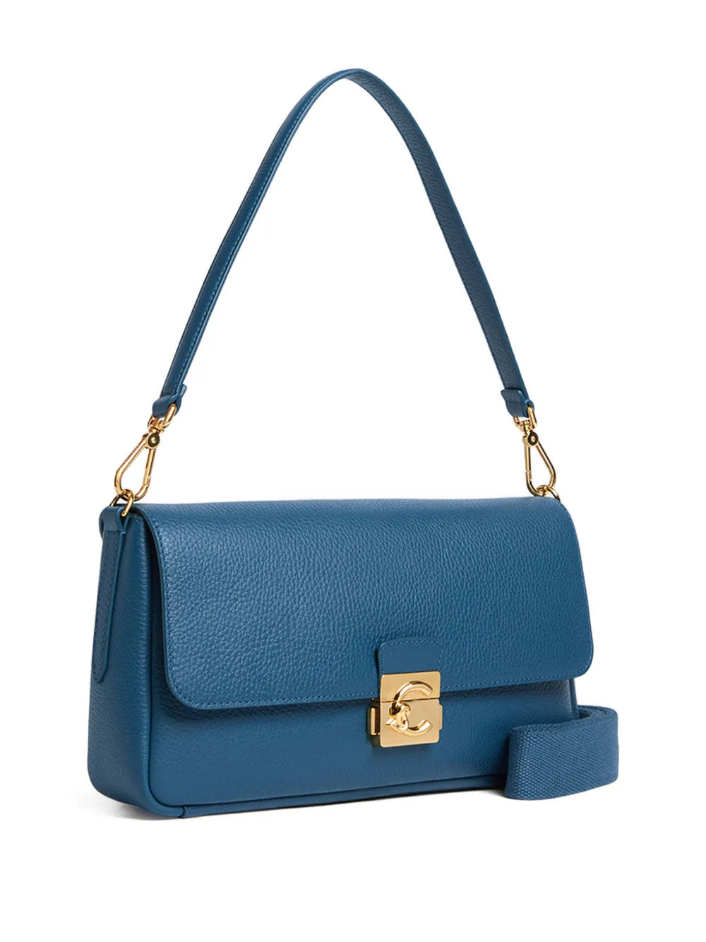 Coccinelle C Me Lock Logo Plaque Shoulder Bag — Same as shown — Size One Size — Side View