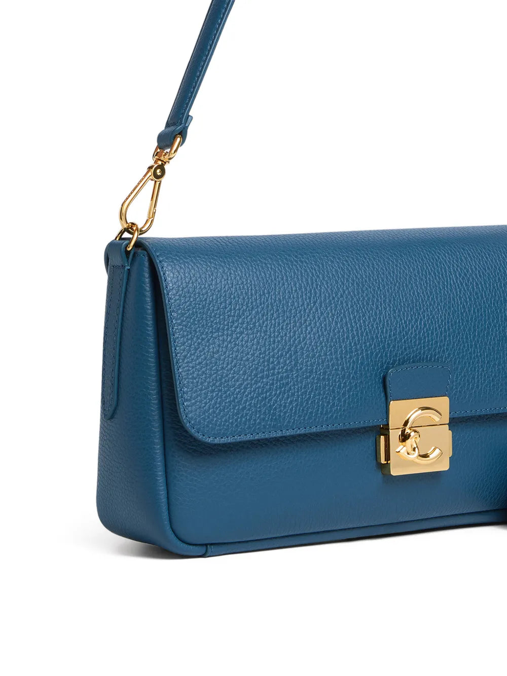 Coccinelle C Me Lock Logo Plaque Shoulder Bag — Same as shown — Size One Size — Back View