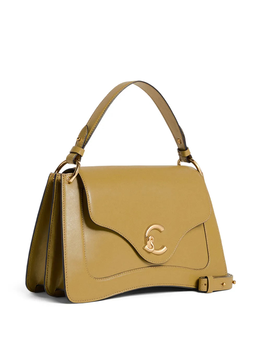 Coccinelle Medium C Me Logo Plaque Handle Shoulder Bag — Same as shown — Size One Size — Side View