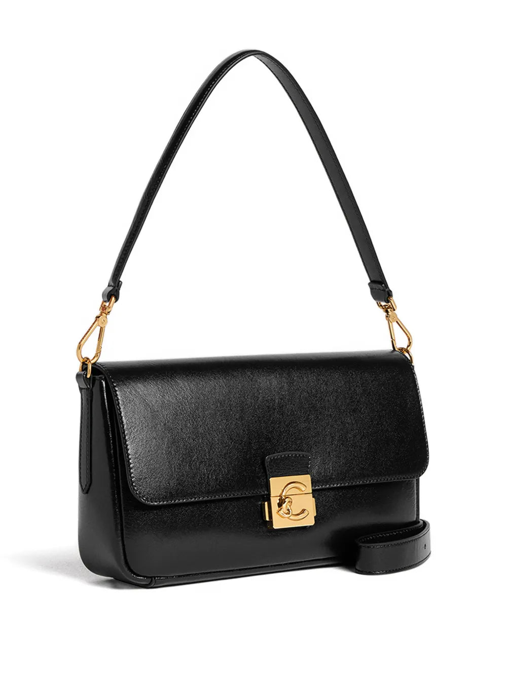 Coccinelle Large C Me Lock Shoulder Bag — Same as shown — Size One Size — Side View
