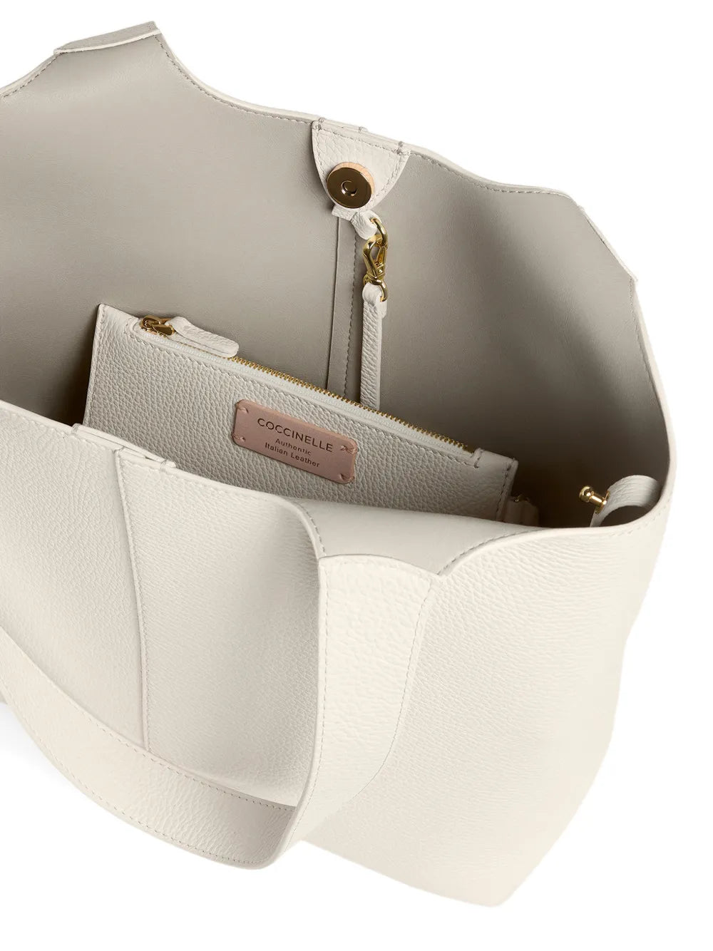 Coccinelle Logo Palque Shoulder Bag — Same as shown — Size One Size — Back View