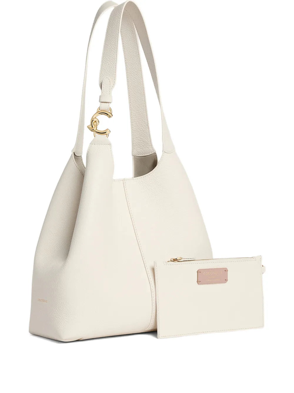 Coccinelle Logo Palque Shoulder Bag — Same as shown — Size One Size — Side View