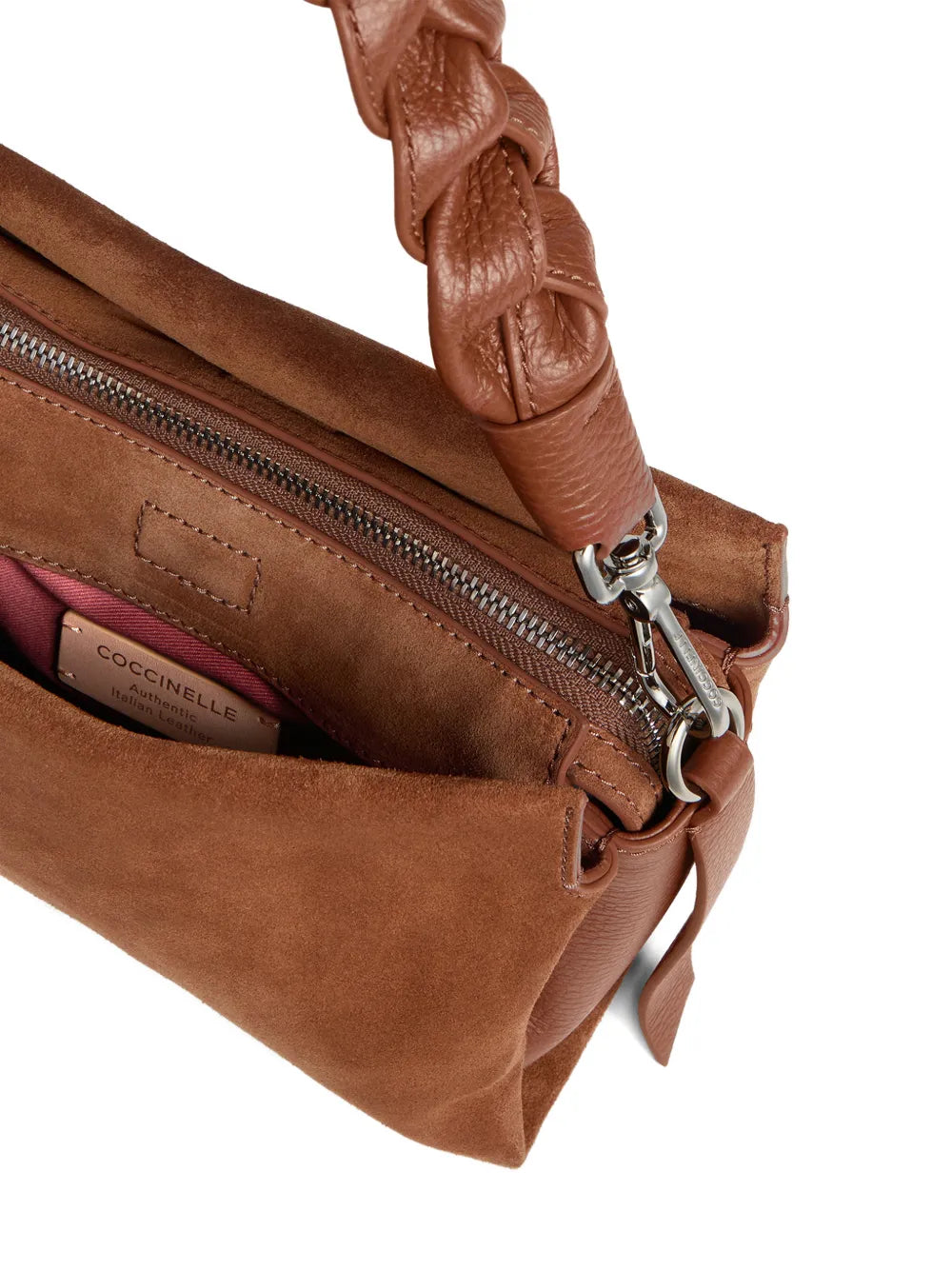 Coccinelle Small Boheme Braided Handle Shoulder Bag — Same as shown — Size One Size — Back View