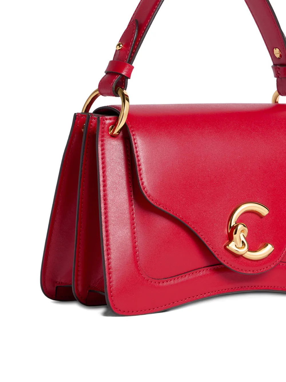 Coccinelle Small C Me Logo Plaque Shoulder Bag — Same as shown — Size One Size — Top View