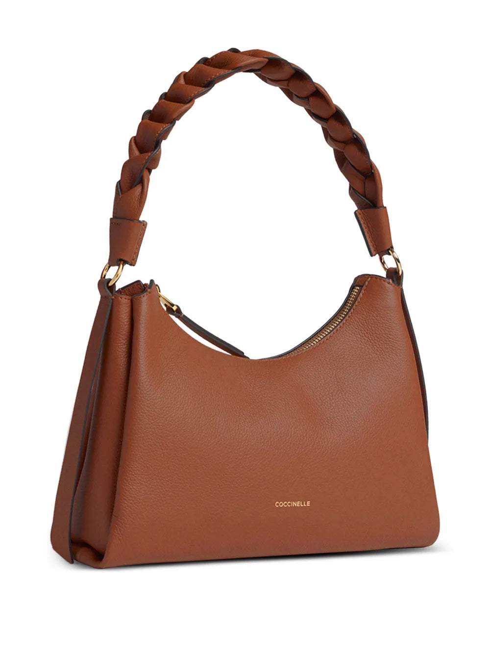 Coccinelle Small Boheme Braided Handle Shoulder Bag — Same as shown — Size One Size — Side View
