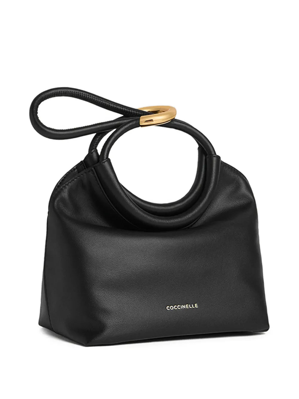 Coccinelle Small Finn Ring Handle Shoulder Bag — Same as shown — Size One Size — Side View