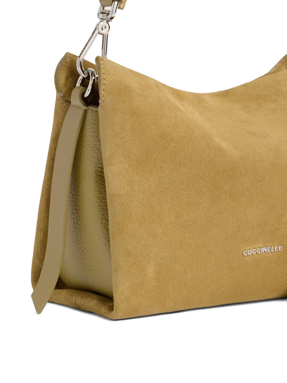 Coccinelle Boheme Suede Braided Detail Shoulder Bag — Same as shown — Size One Size — Top View