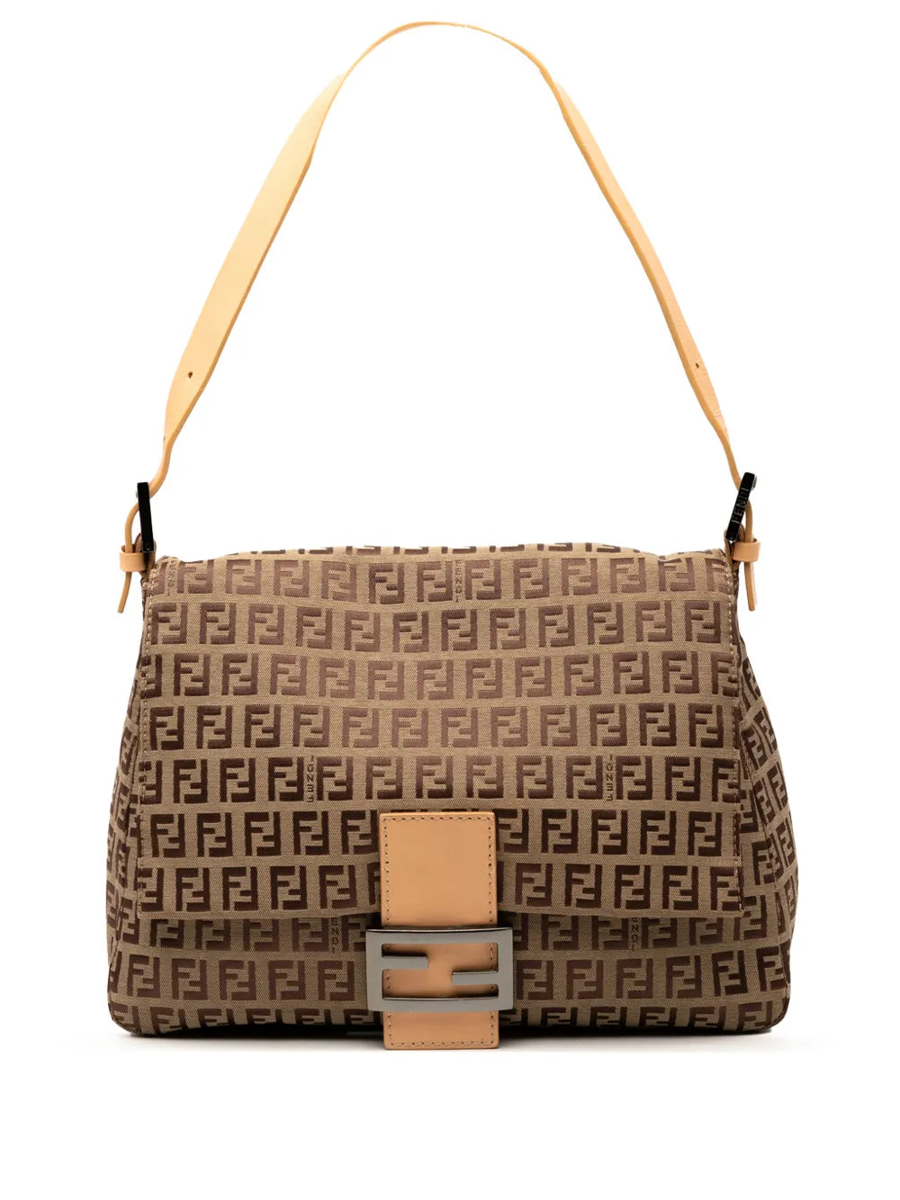 Fendi Pre Owned 2000 2010 Zucchino Canvas Mamma Forever Shoulder Bag — Same as shown — Size One Size — Front View