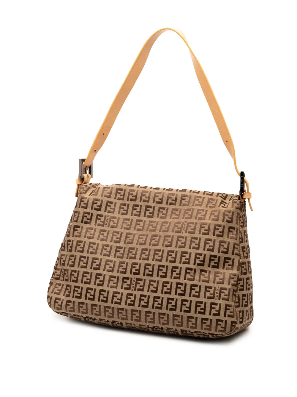 Fendi Pre Owned 2000 2010 Zucchino Canvas Mamma Forever Shoulder Bag — Same as shown — Size One Size — Back View