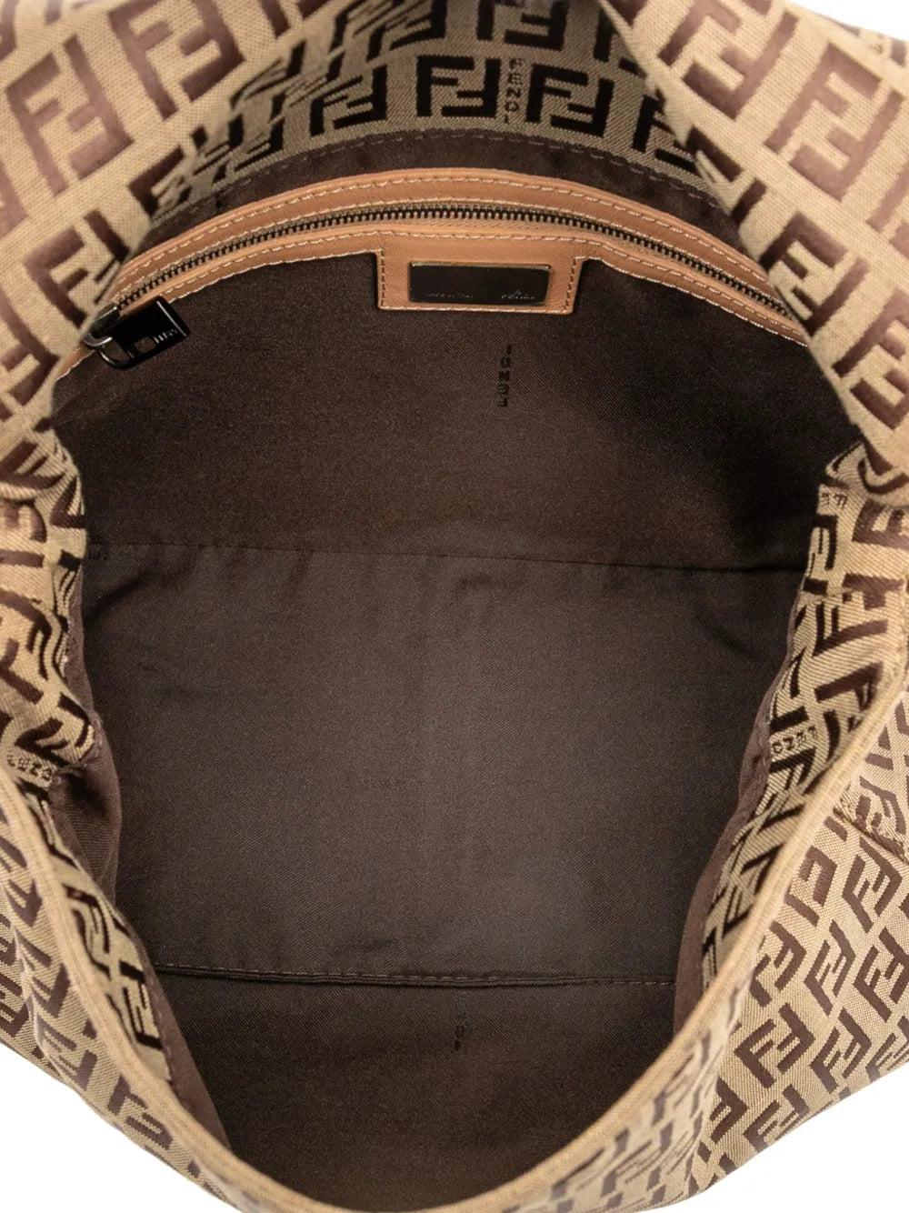 Fendi Pre Owned 2000 2010 Zucchino Canvas Mamma Forever Shoulder Bag — Same as shown — Size One Size — Detail View