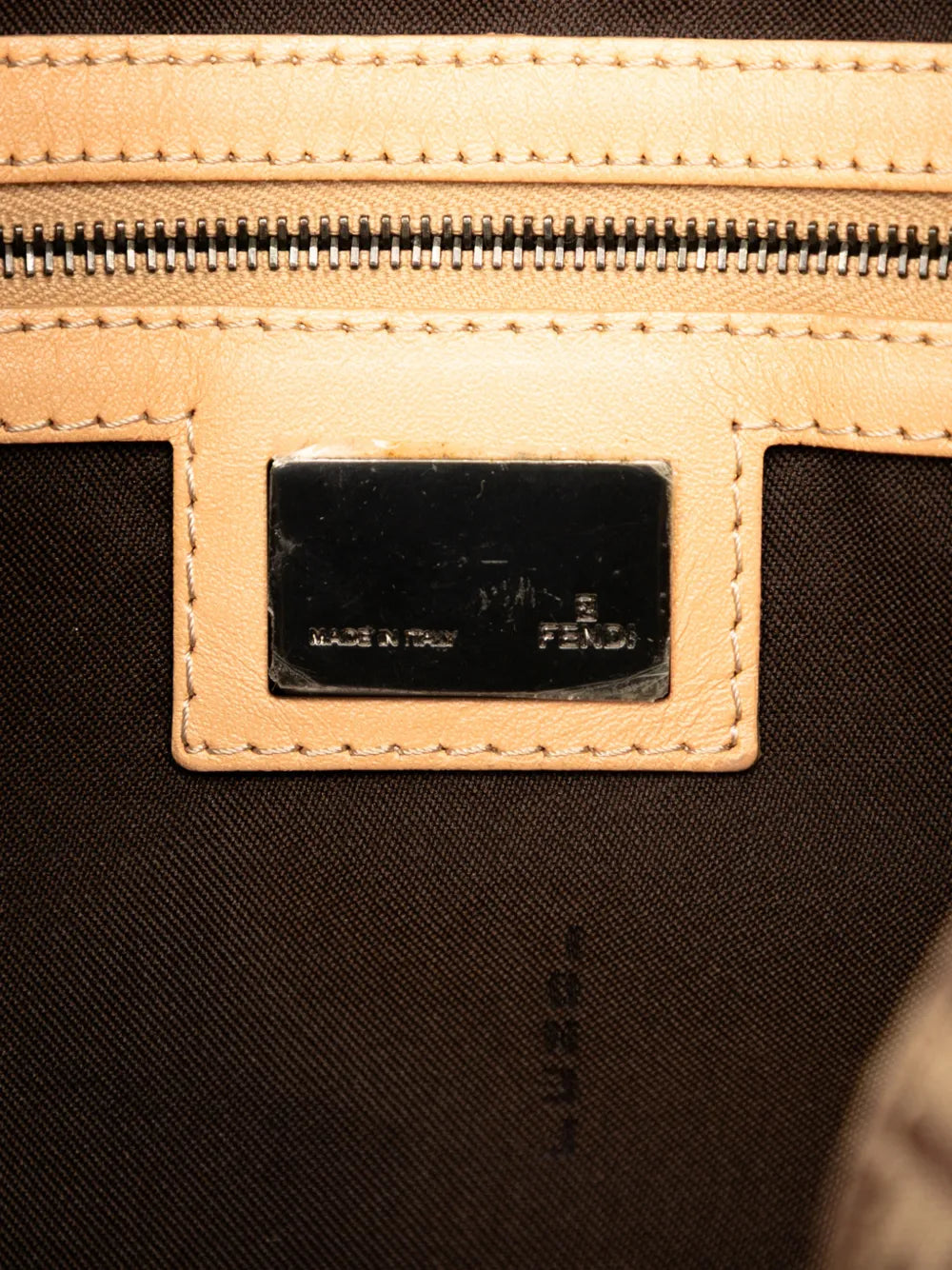 Fendi Pre Owned 2000 2010 Zucchino Canvas Mamma Forever Shoulder Bag — Same as shown — Size One Size — Lifestyle View