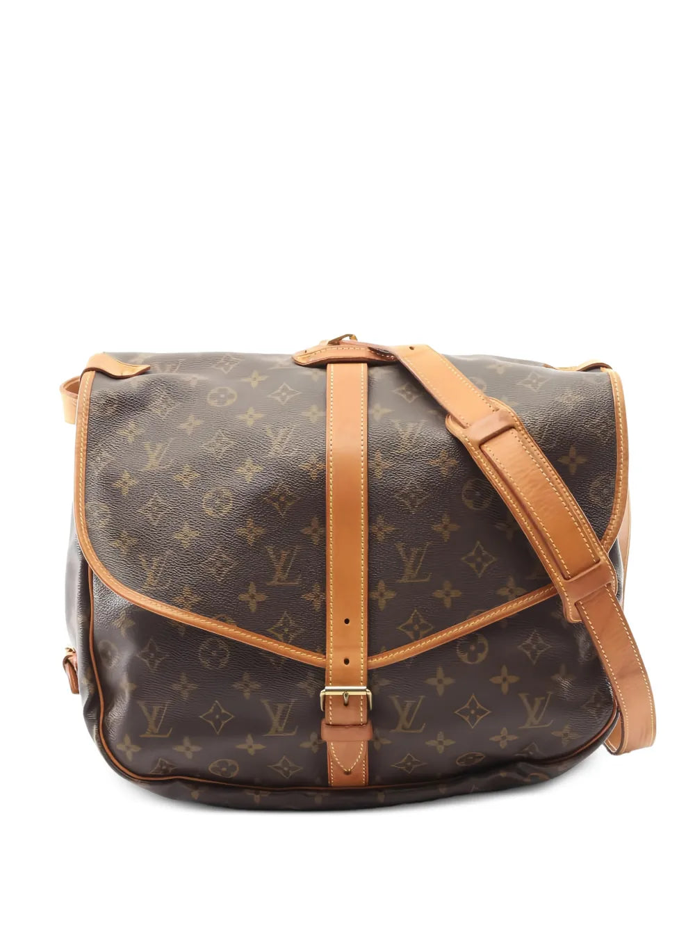 Louis Vuitton Pre Owned 1999 Saumur 35 Monogram Shoulder Bag — Same as shown — Size One Size — Front View