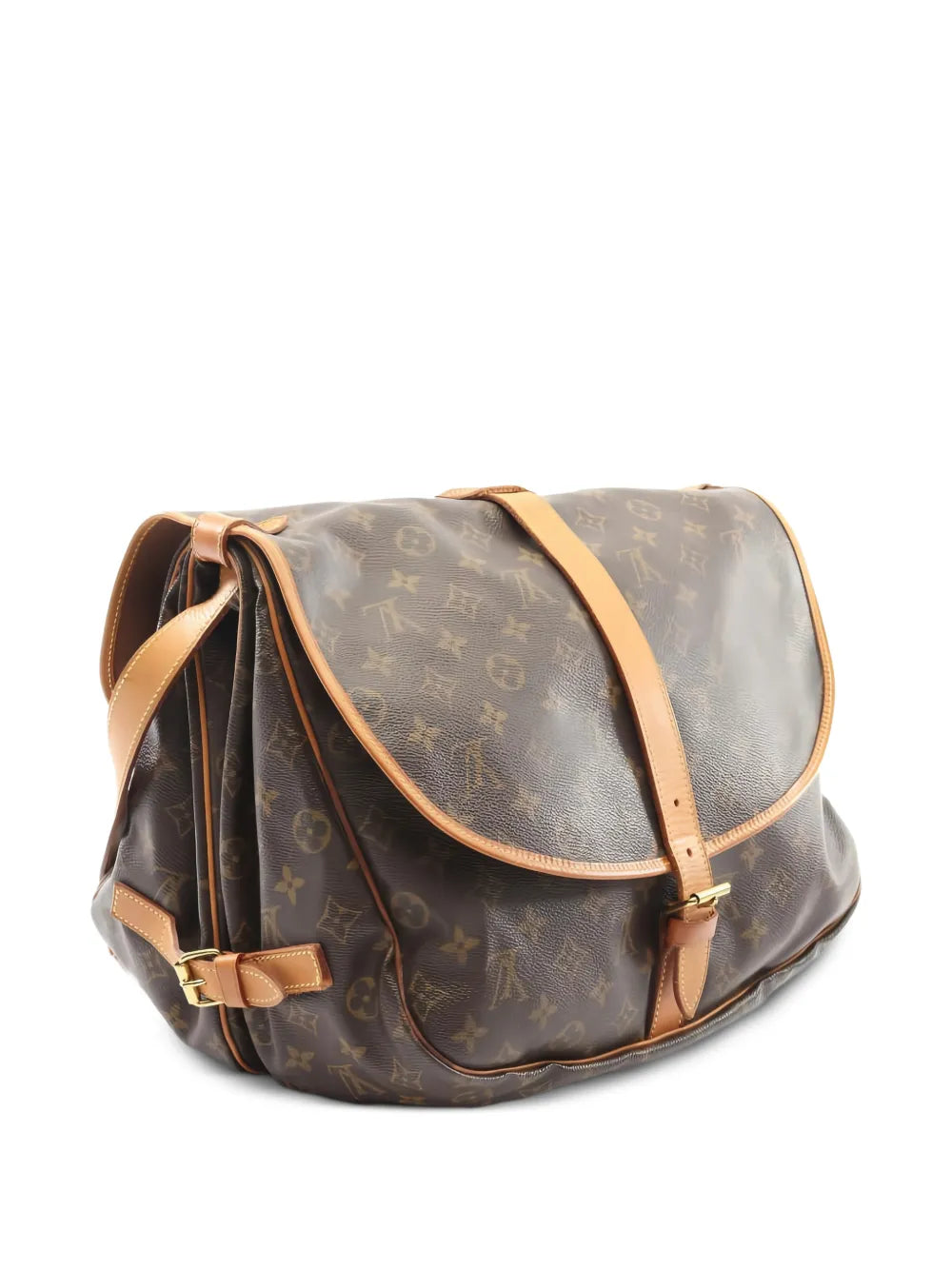 Louis Vuitton Pre Owned 1999 Saumur 35 Monogram Shoulder Bag — Same as shown — Size One Size — Side View