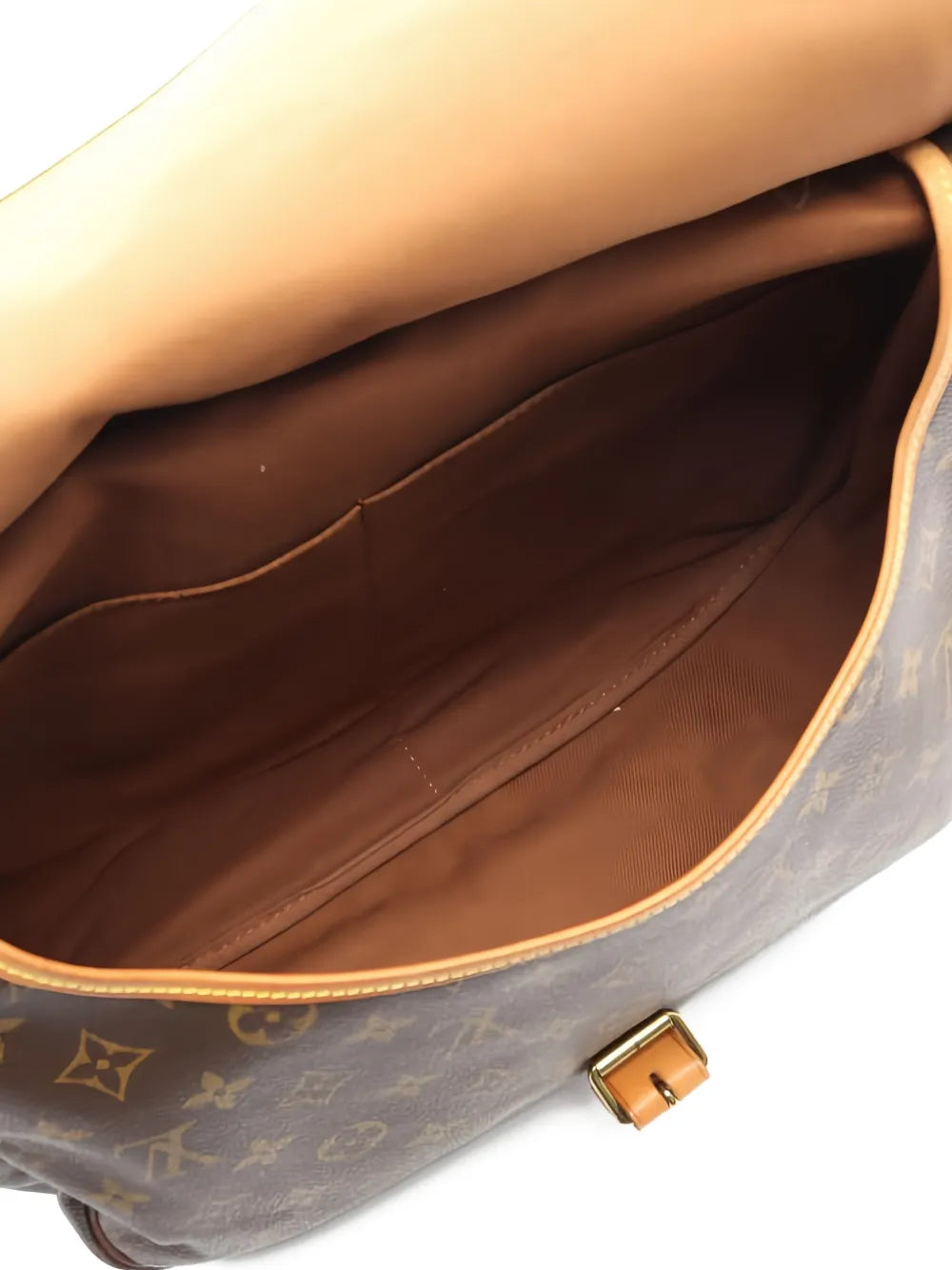 Louis Vuitton Pre Owned 1999 Saumur 35 Monogram Shoulder Bag — Same as shown — Size One Size — Top View