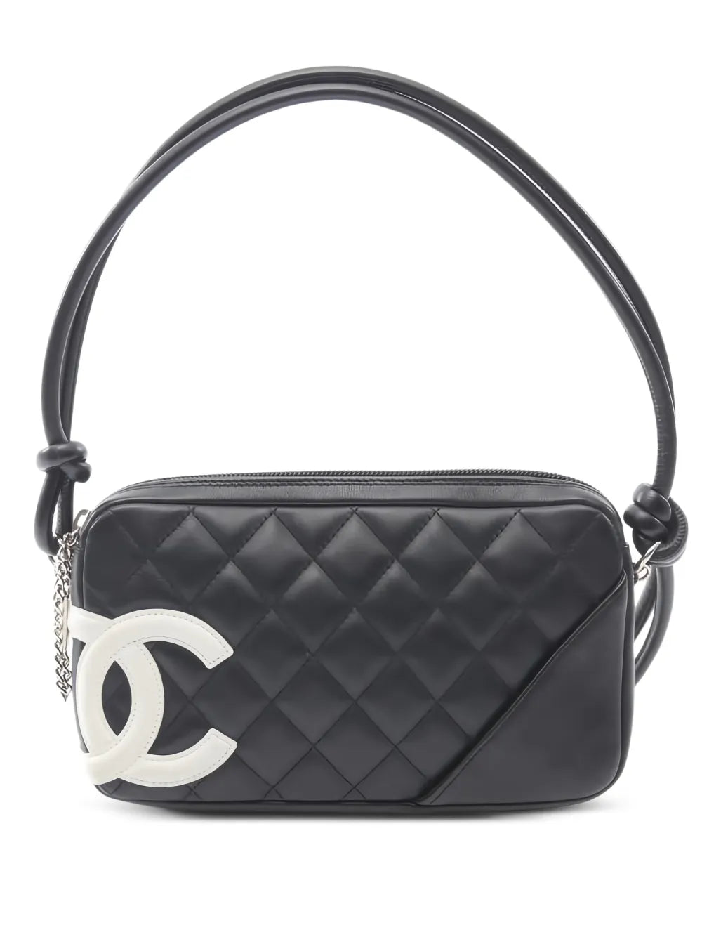 Chanel Pre Owned 2003 2004 Cambon Line Quilted Leather Shoulder Bag — Same as shown — Size One Size — Front View