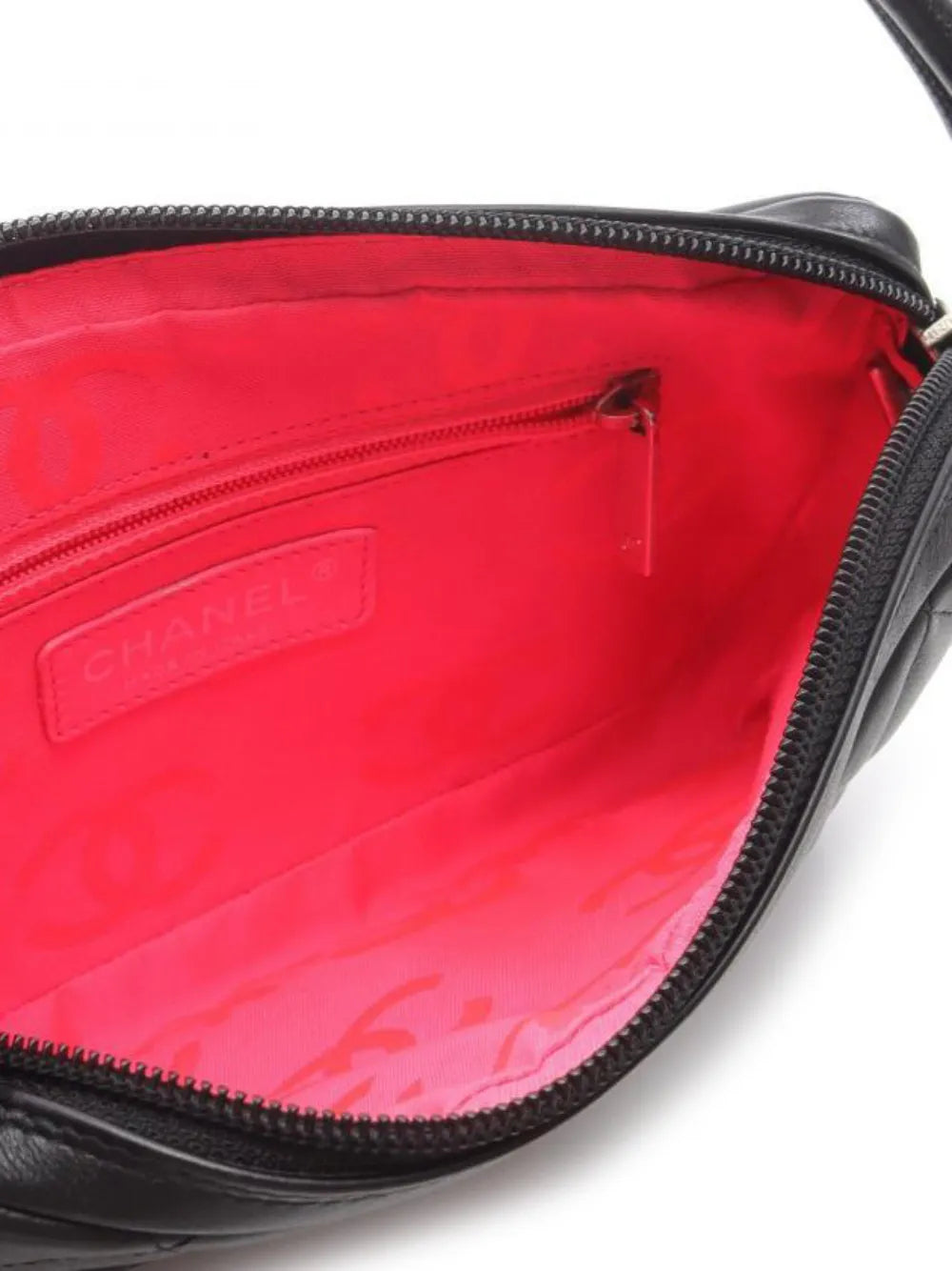 Chanel Pre Owned 2003 2004 Cambon Line Quilted Leather Shoulder Bag — Same as shown — Size One Size — Back View