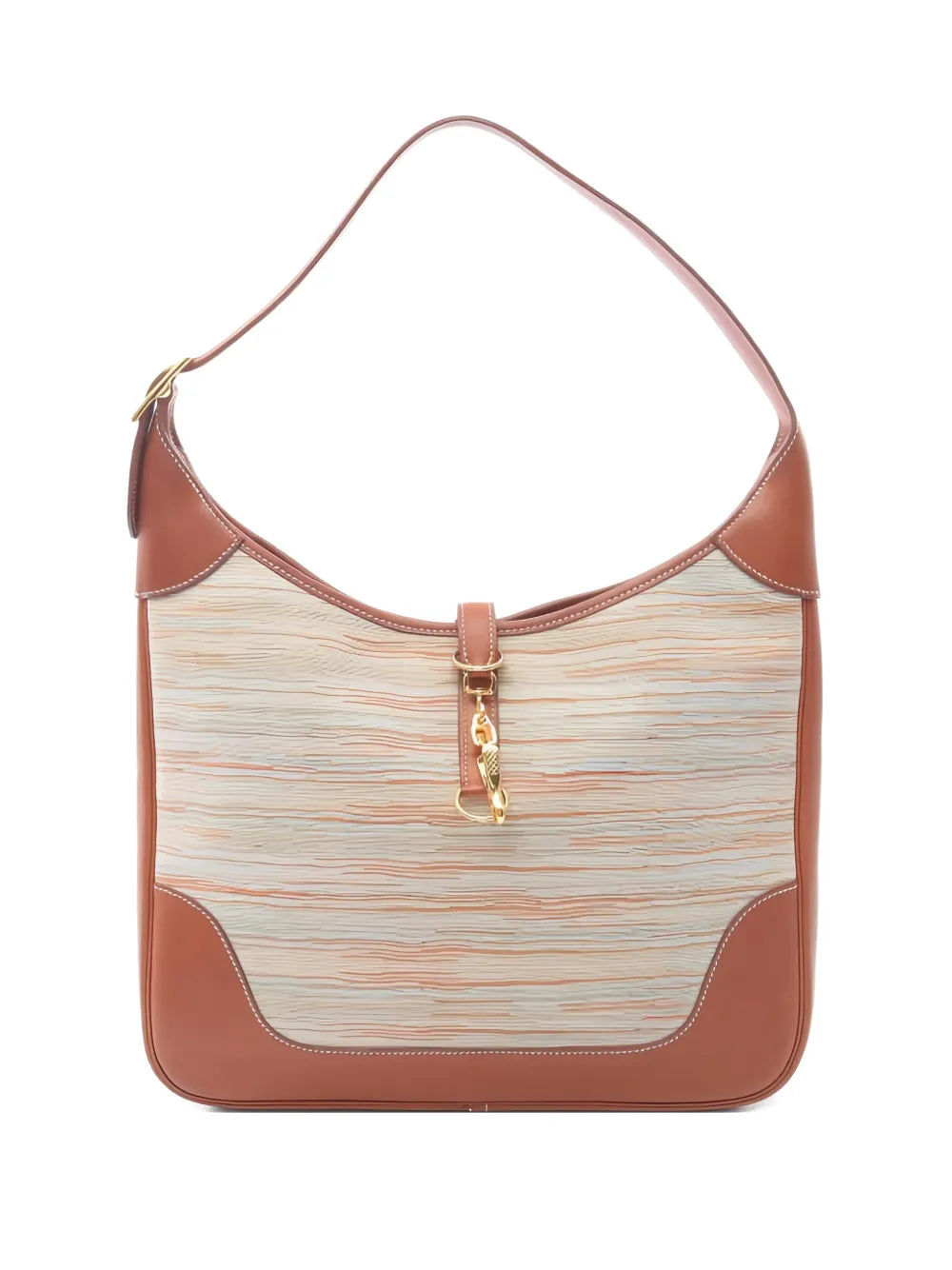 Hermes Pre Owned 2001 35 Trim Vibration Shoulder Bag — Same as shown — Size One Size — Front View