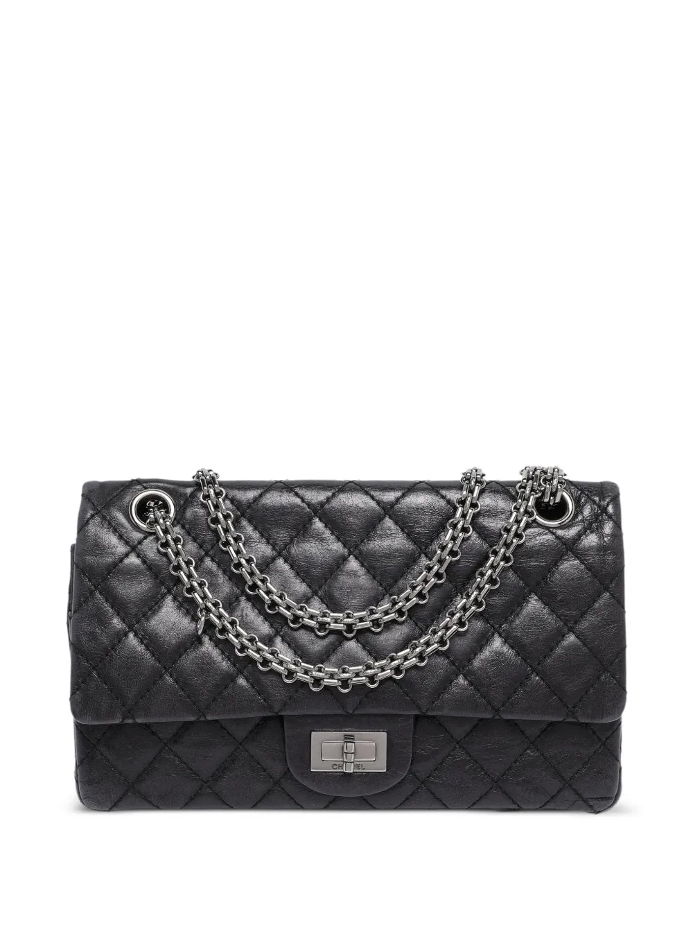 Chanel Pre Owned 2008 2009 Reissue 255 Classic 225 Leather Shoulder Bag — Same as shown — Size One Size — Front View