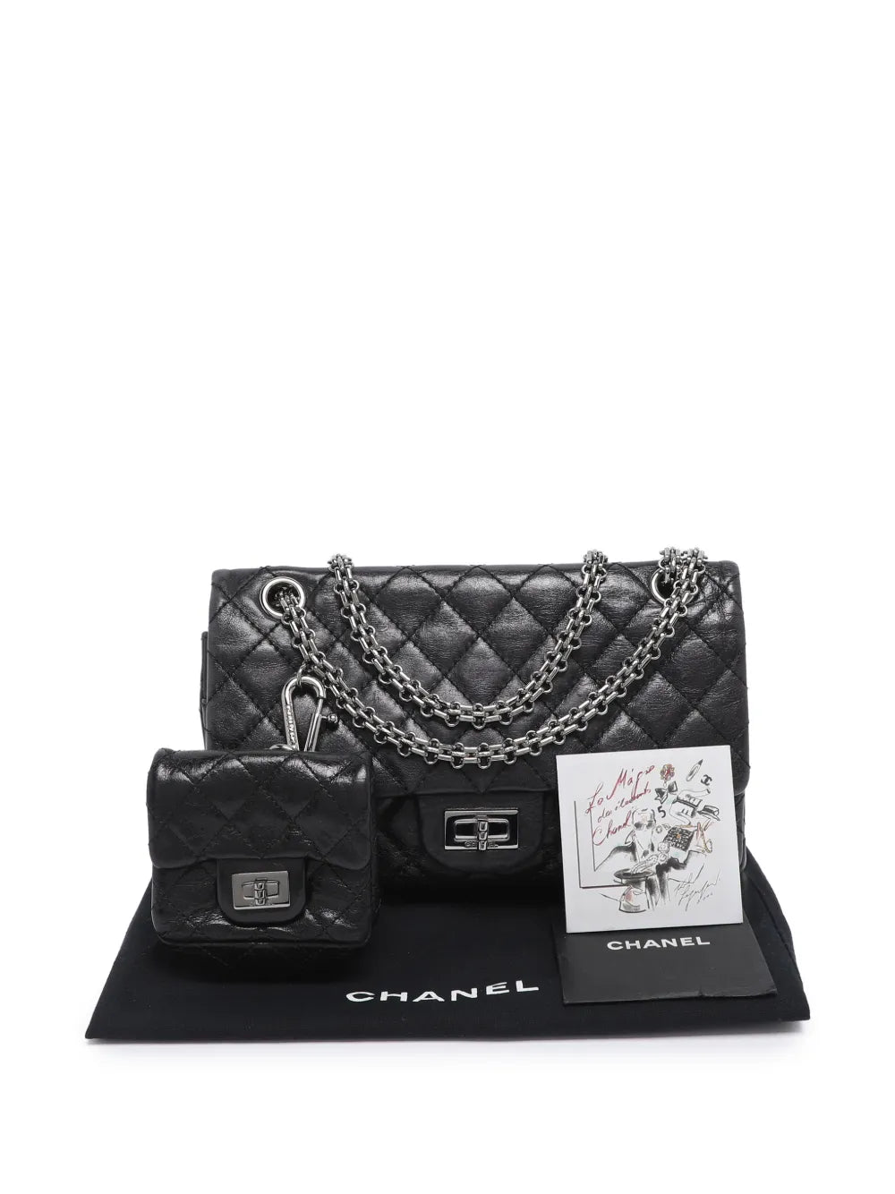 Chanel Pre Owned 2008 2009 Reissue 255 Classic 225 Leather Shoulder Bag — Same as shown — Size One Size — Detail View