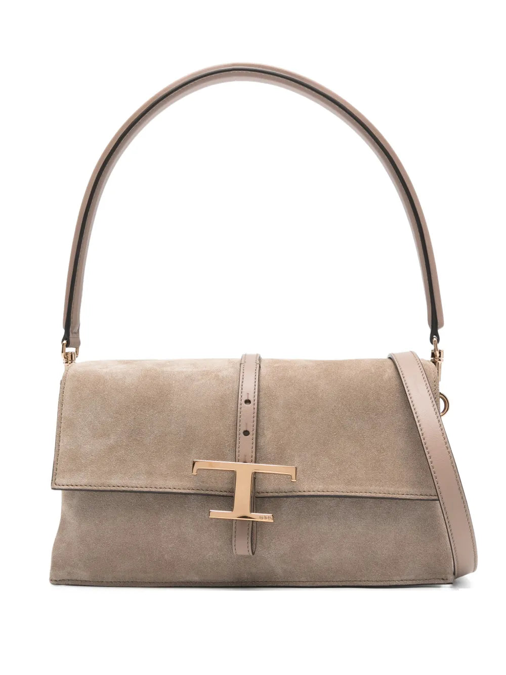Tods Mini T Timeless Flap Shoulder Bag — Same as shown — Size One Size — Front View