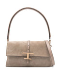 Tods Mini T Timeless Flap Shoulder Bag — Same as shown — Size One Size — Front View